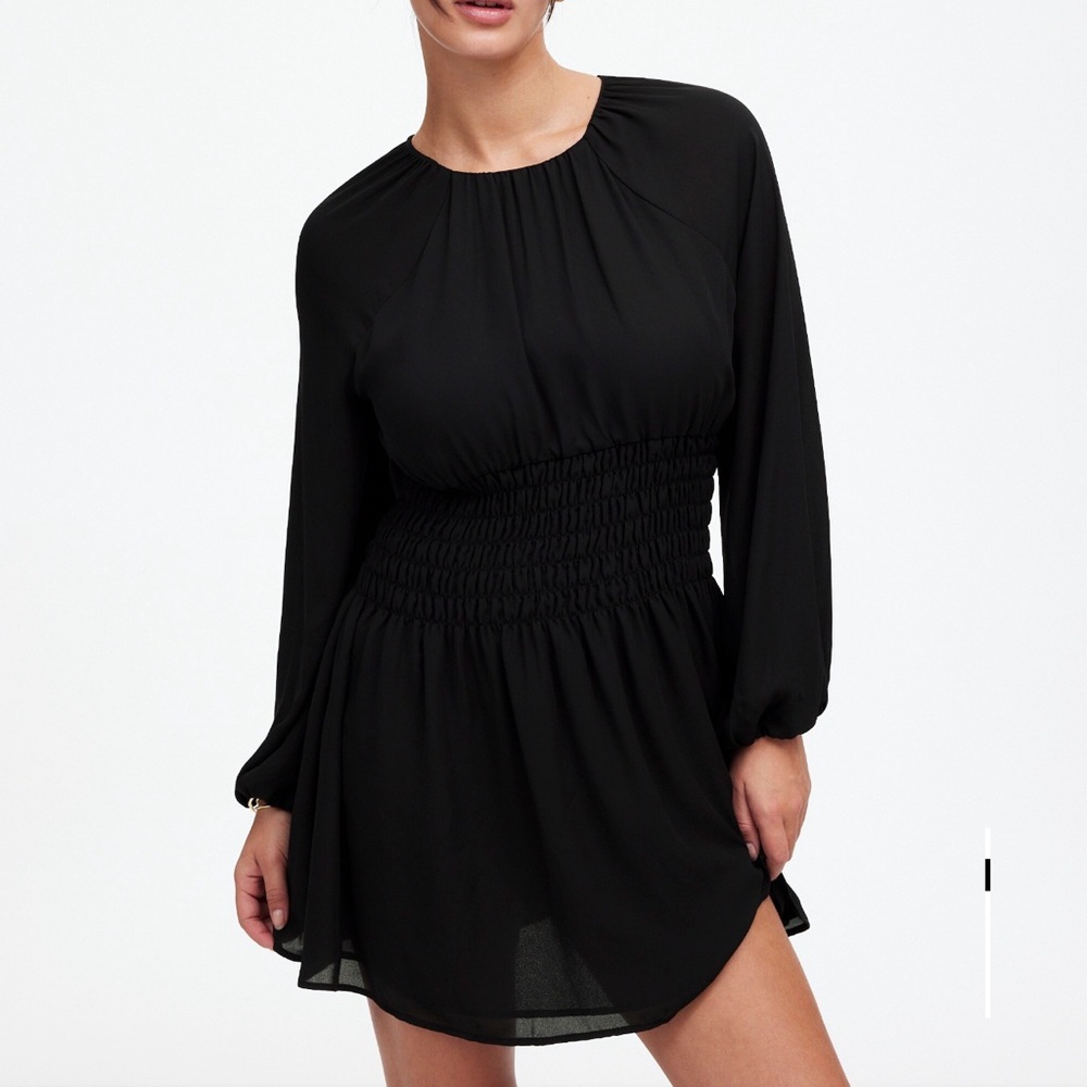 NWT Madewell bubble sleeve smocked dress